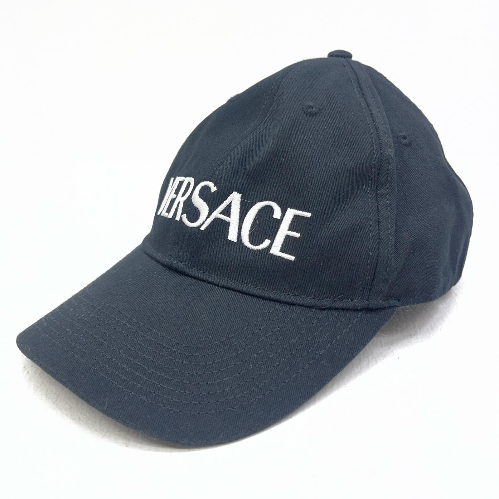 【加古川店】 中古 VERSACE | ヴェルサーチ キャップ ブラック 【118】