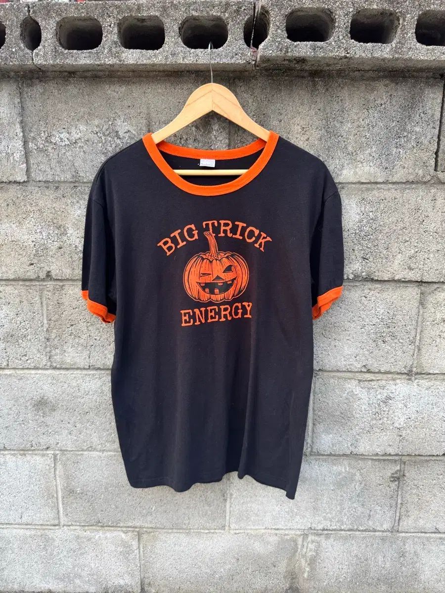 ヴィンテージ プリンティング リンガーTシャツ 半袖 Tシャツ L