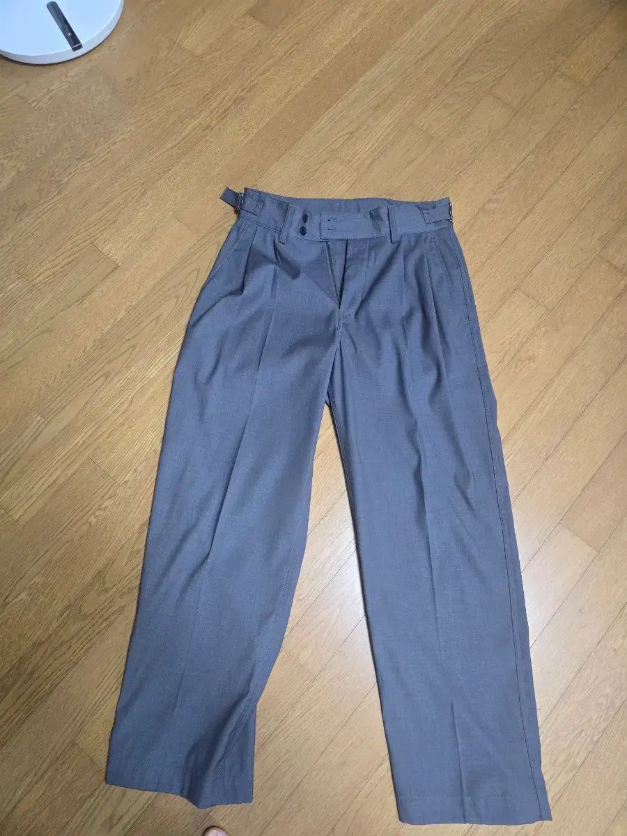 ANOTHER OFFICE 22aw ヘザグレー サンティアゴ スラックス 01