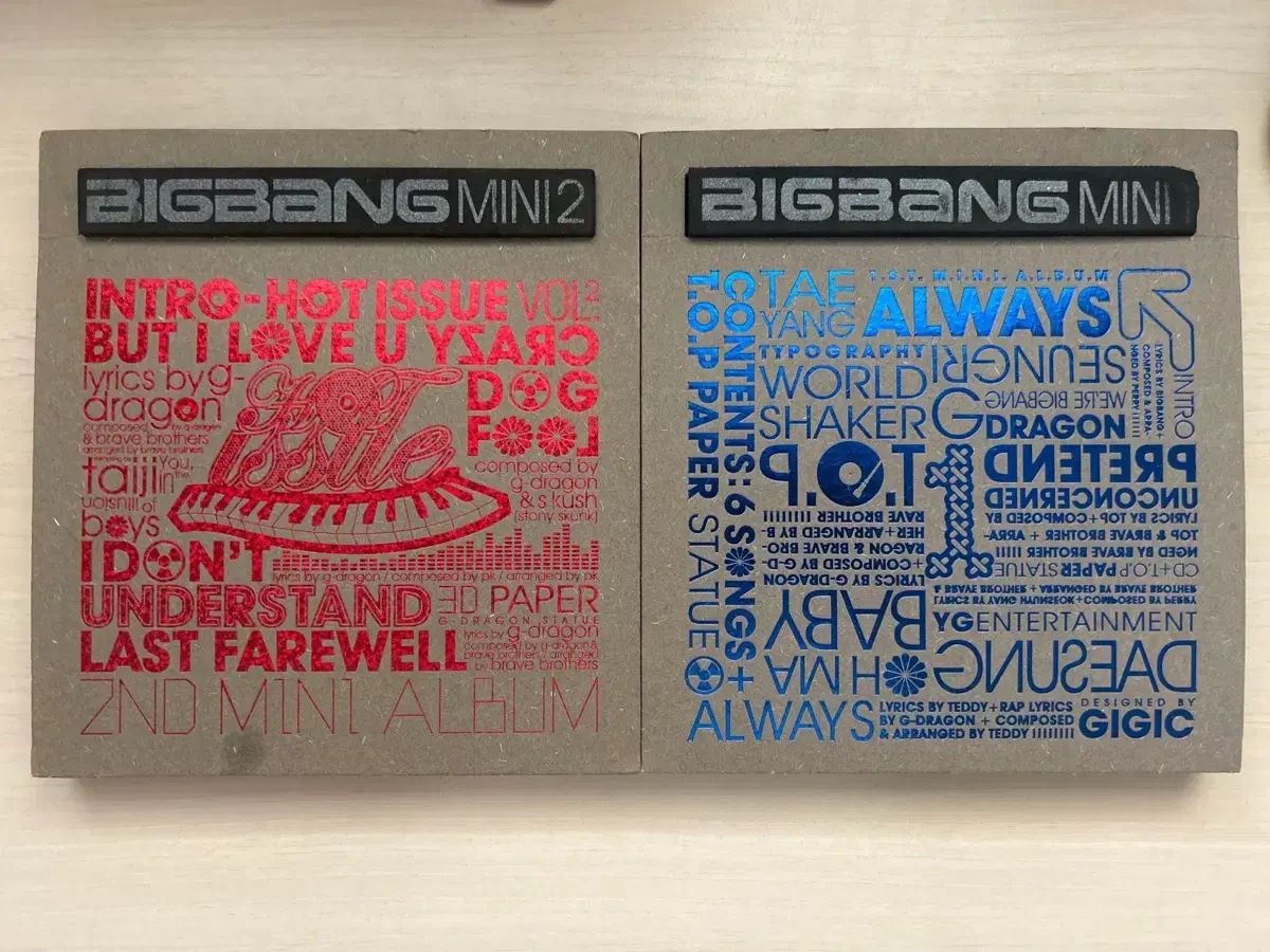 BIGBANG ミニ 1, 2 まとめ