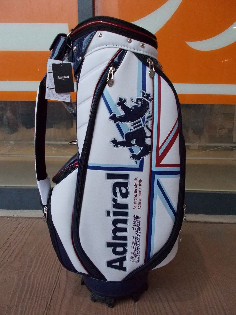 新品 Admiral ADMG6AC5 カートバッグ 9型 3.8kg トリコロール