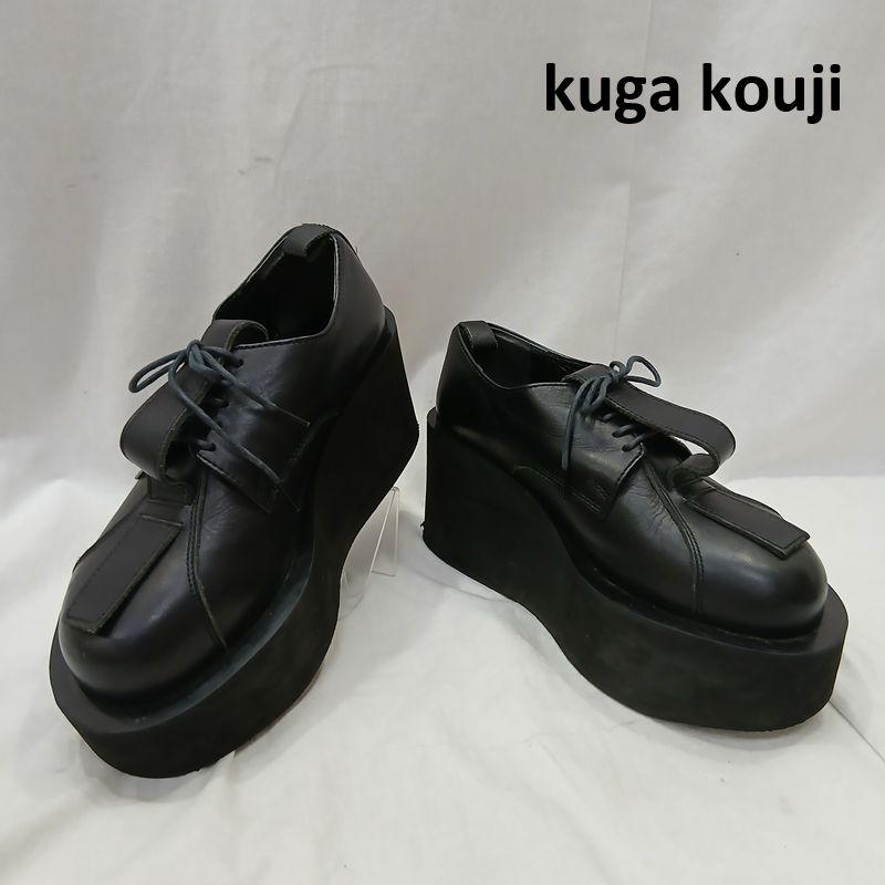 古着 kuga kouji 久我 浩二 90s レザー 厚底 シューズ ブーツ レディース - ISItems【USED】【古着】【中古】50159954