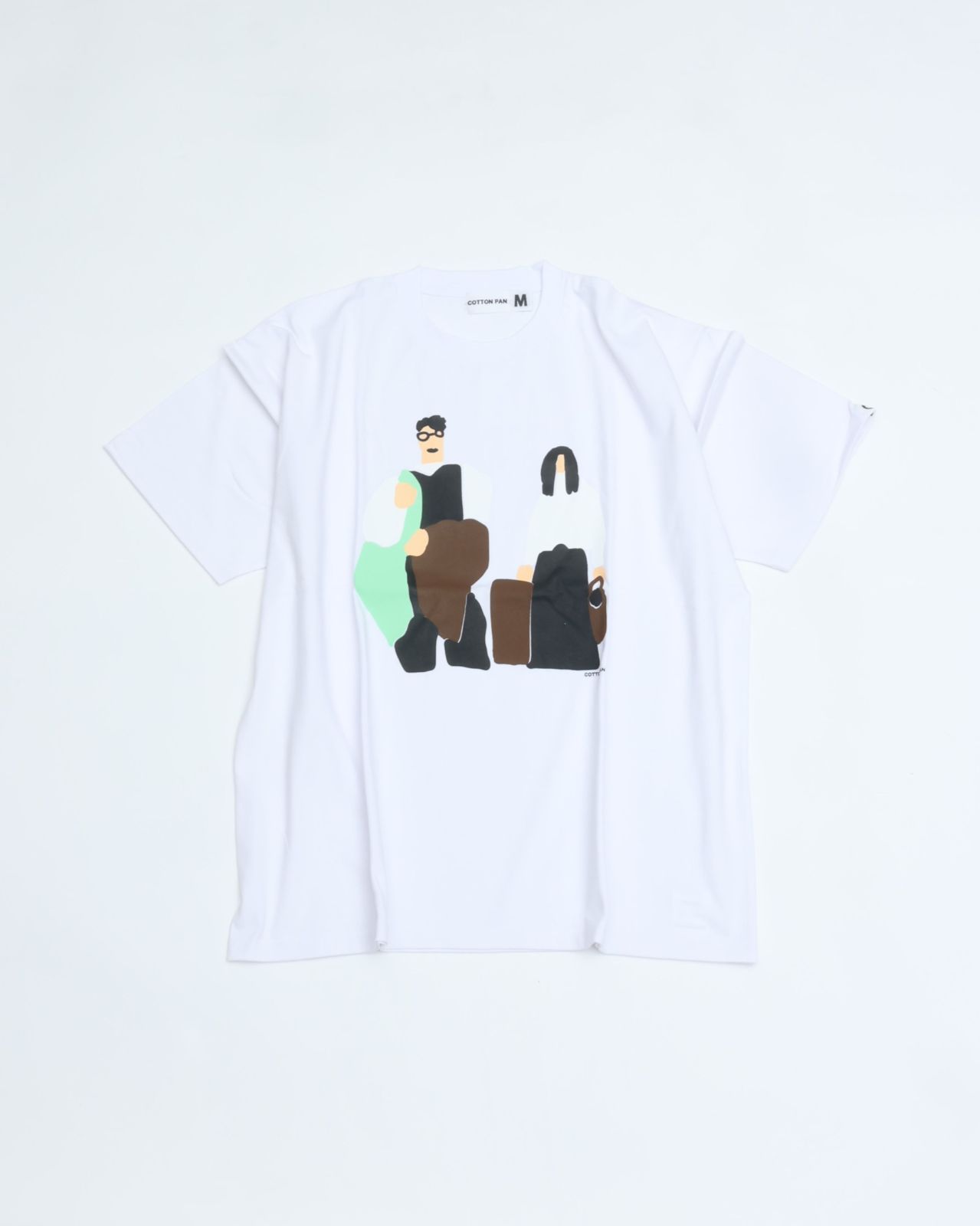 COTTON PAN コットンパン ・R WHITE Tシャツ 半袖 プリントT