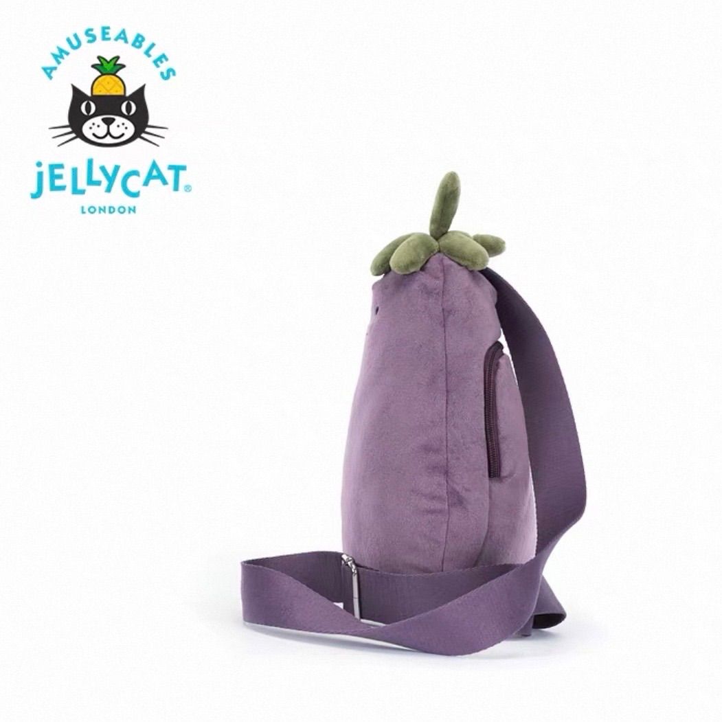 ジェリーキャット jellycat ナスバッグ なす バッグバッグぬいぐるみ