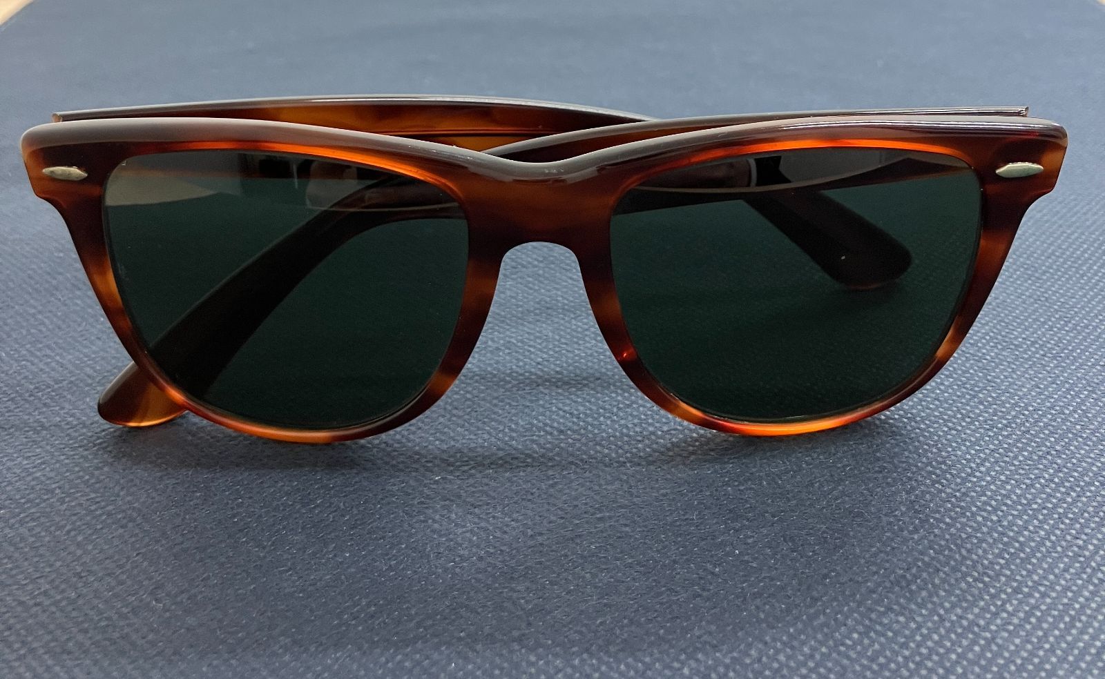【441301097503】【希少/ヴィンテージ】B&L Ray-Ban ウェイファーラー2 べっ甲調 ボシュロム製 USA製 サングラス オリジナルケース付 現状品