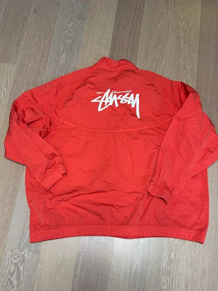 ナイキ x STUSSY ウィンドランナー ジャケット ハバネロ レッド XXL