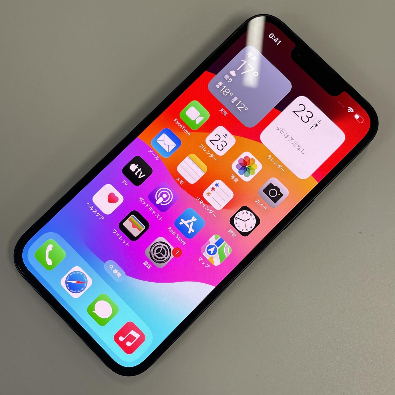 docomo iPhone 13 256GB ミッドナイト