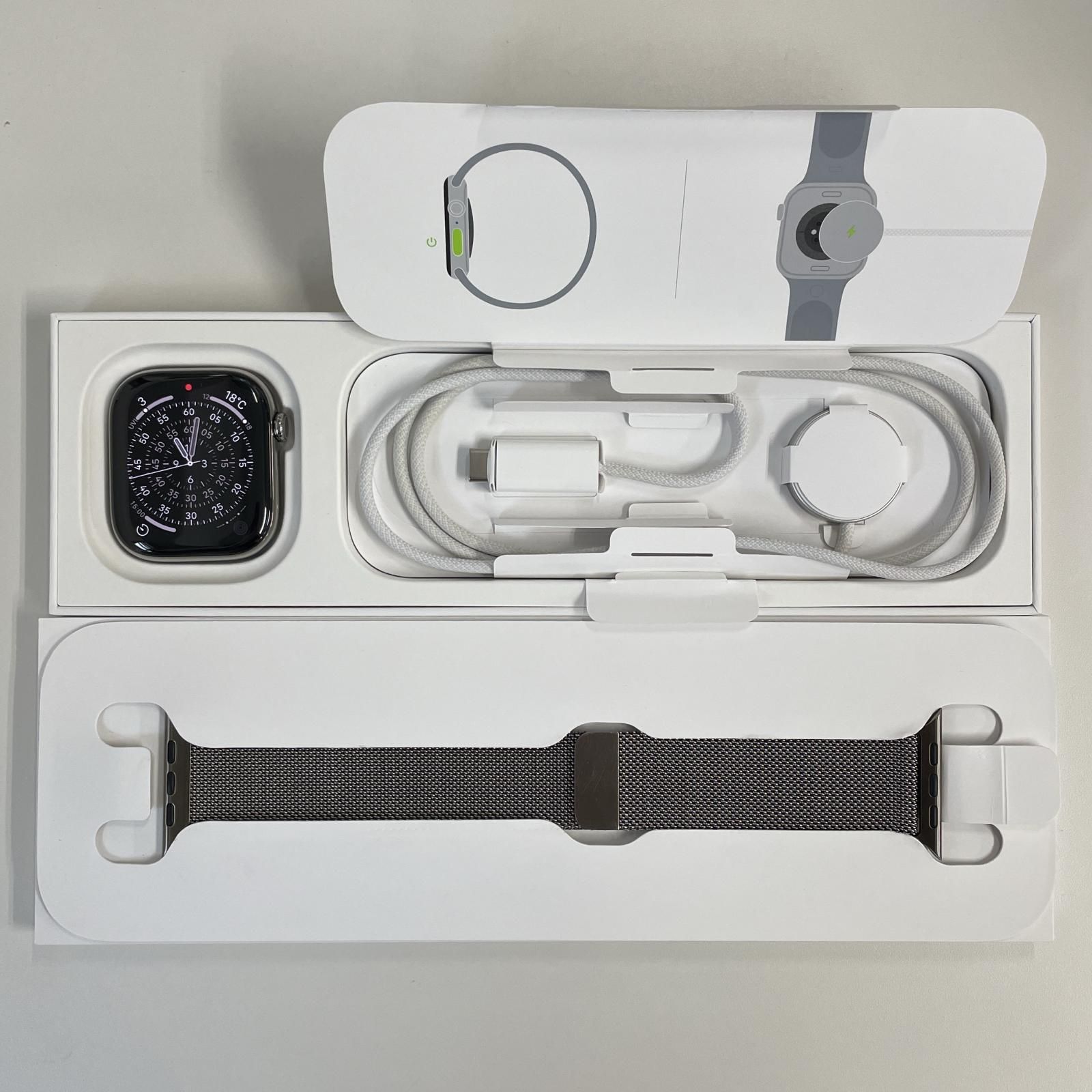 SIMフリー Apple Watch Apple Watch Series 10 46mm GPS+Cellular チタニウム ナチュラル