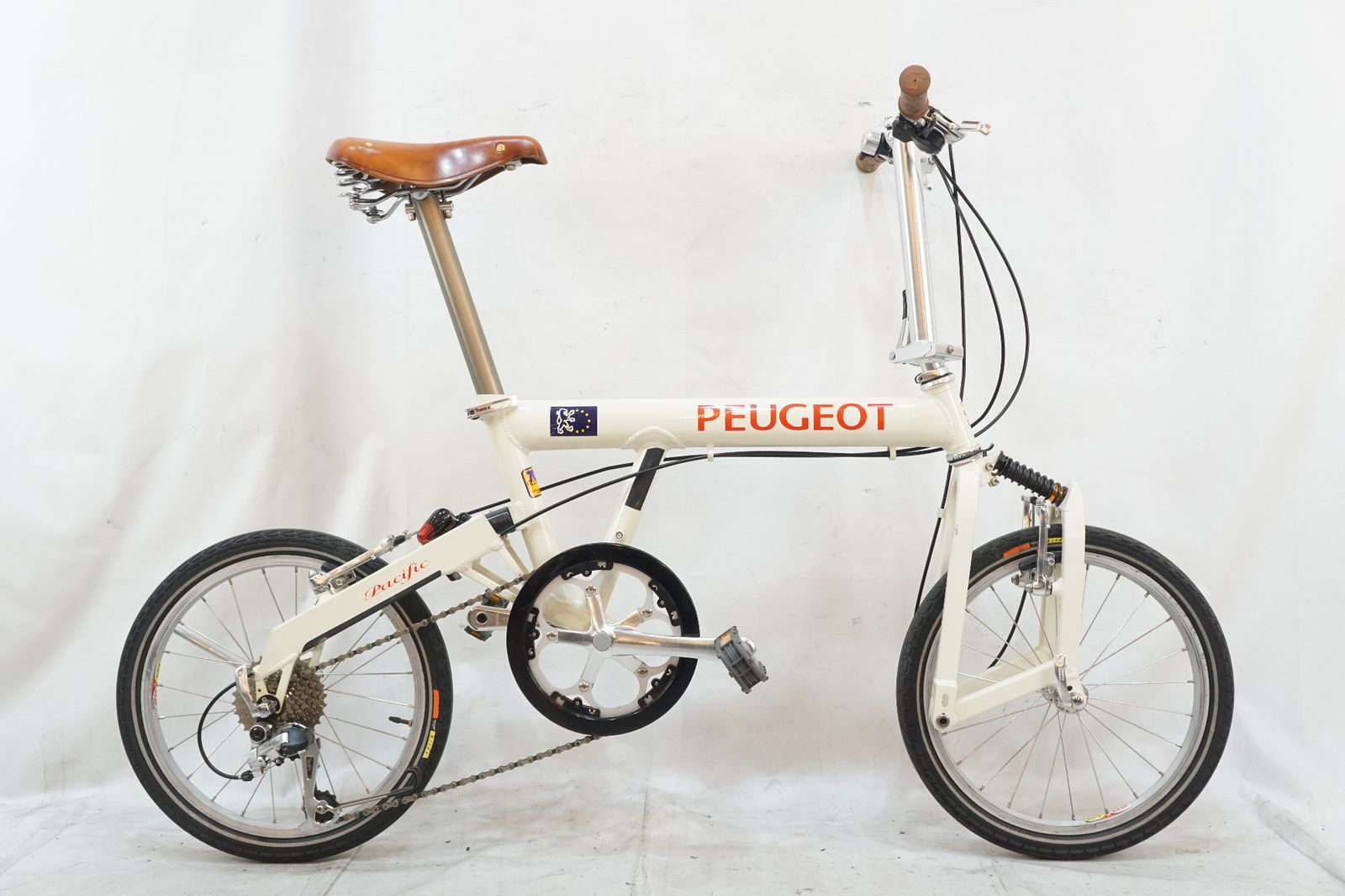 ジャンク PEUGEOT 「プジョー」 PACIFIC 18 2007年モデル 18インチ 折り畳み自転車 / バイチャリ浦和ベース