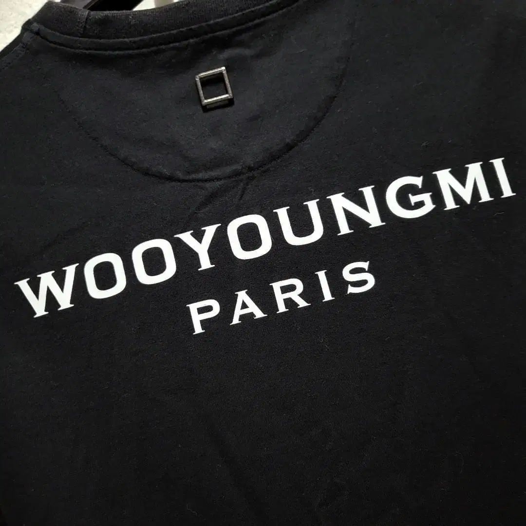 正規品 46 / 24SS WOOYOUNGMI ウーヨンミ バックロゴ 半袖Tシャツ