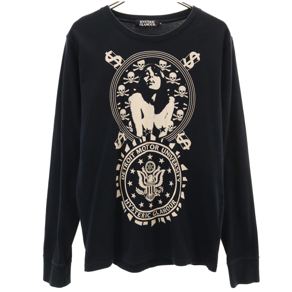 HYSTERIC GLAMOUR ヒステリックグラマー 日本製 長袖 Tシャツ M 