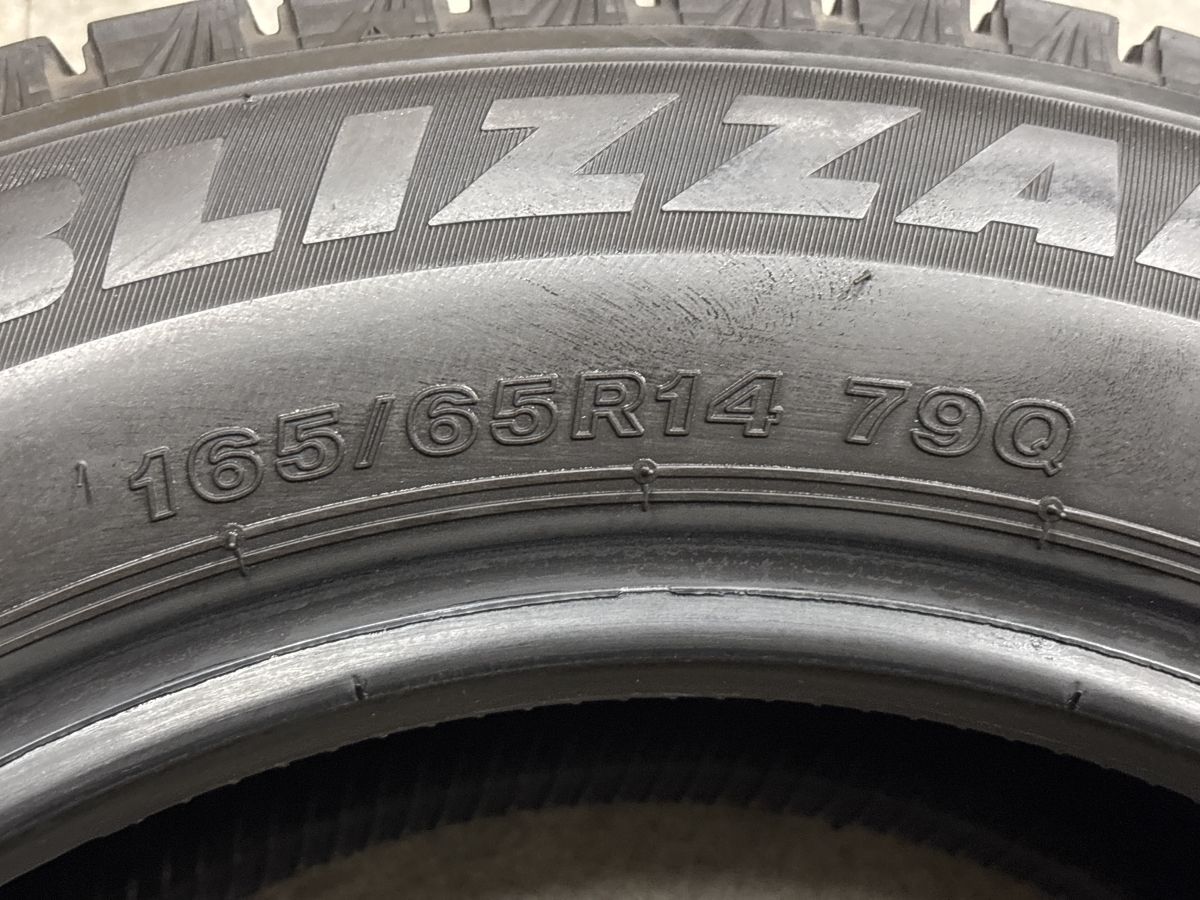バリ溝】ブリヂストン ブリザック VRX3 165/65R14 2023年製 4本 タンク 