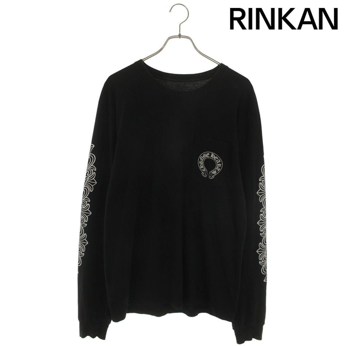 クロムハーツ CH L/S /1 バックホースシュープリント長袖カットソー メンズ L
