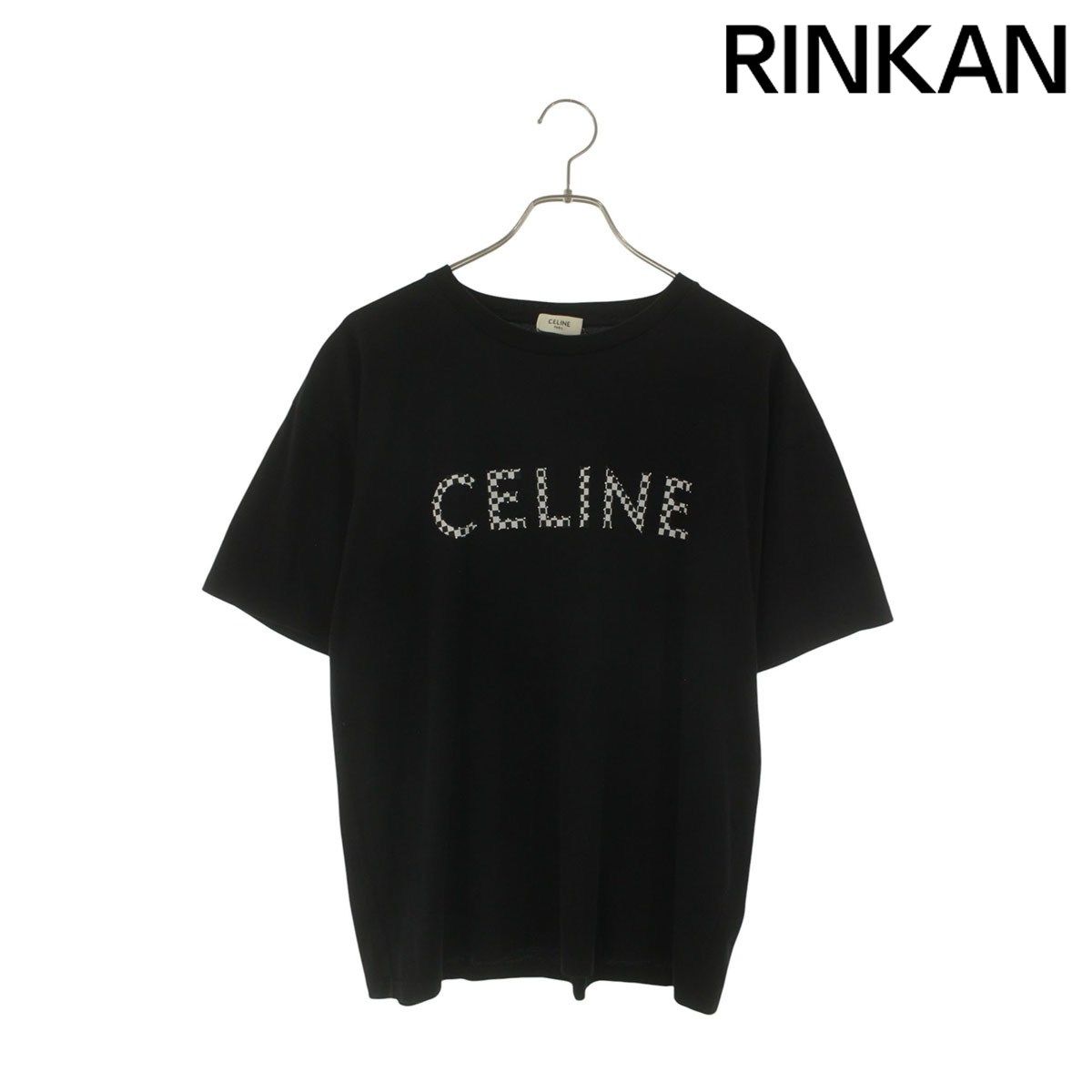 セリーヌ 2X800501F スタッズロゴプリントTシャツ メンズ S