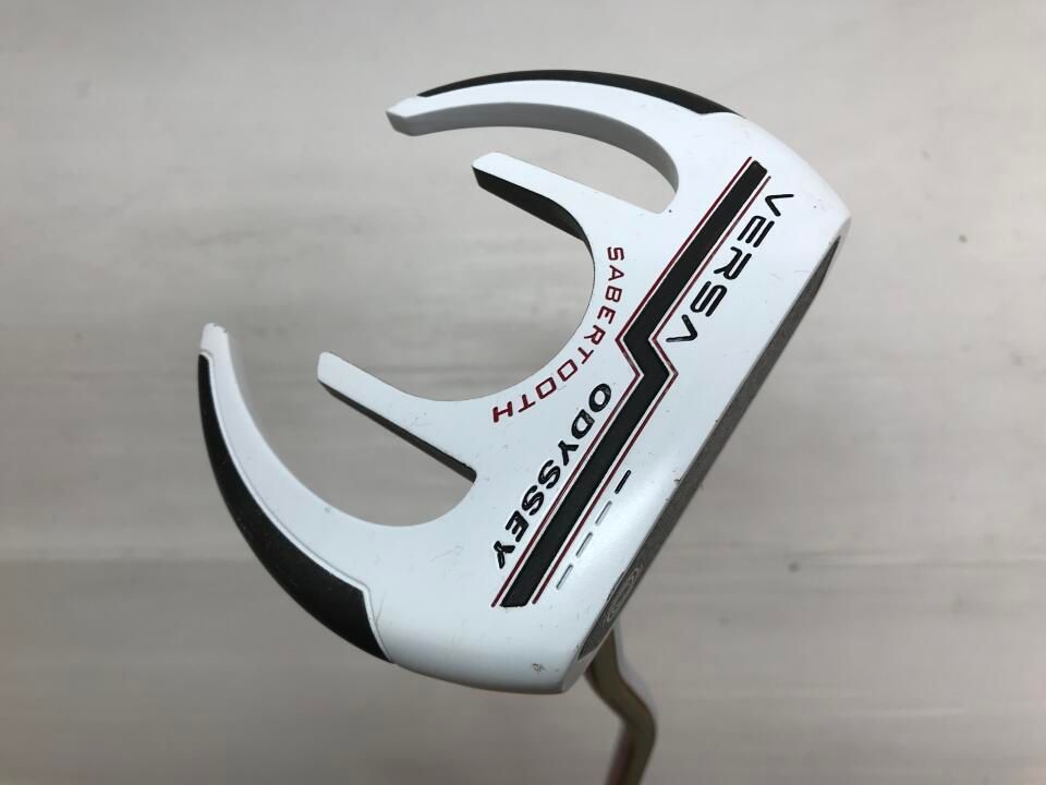 オデッセイ　VERSA SABERTOOTH WHITE(ホリゾンタル)　パター　中古　ゴルフドゥ！多摩ニュータウン店【最短即日発送】
