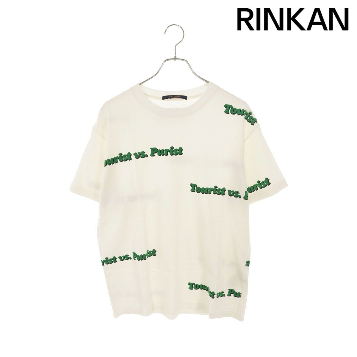 ルイヴィトン RM212 NPL HLY85W ツーリストロゴ総柄Tシャツ メンズ S