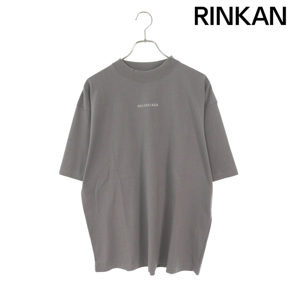 バレンシアガ 764235 TQVN1 ロゴプリントTシャツ メンズ M