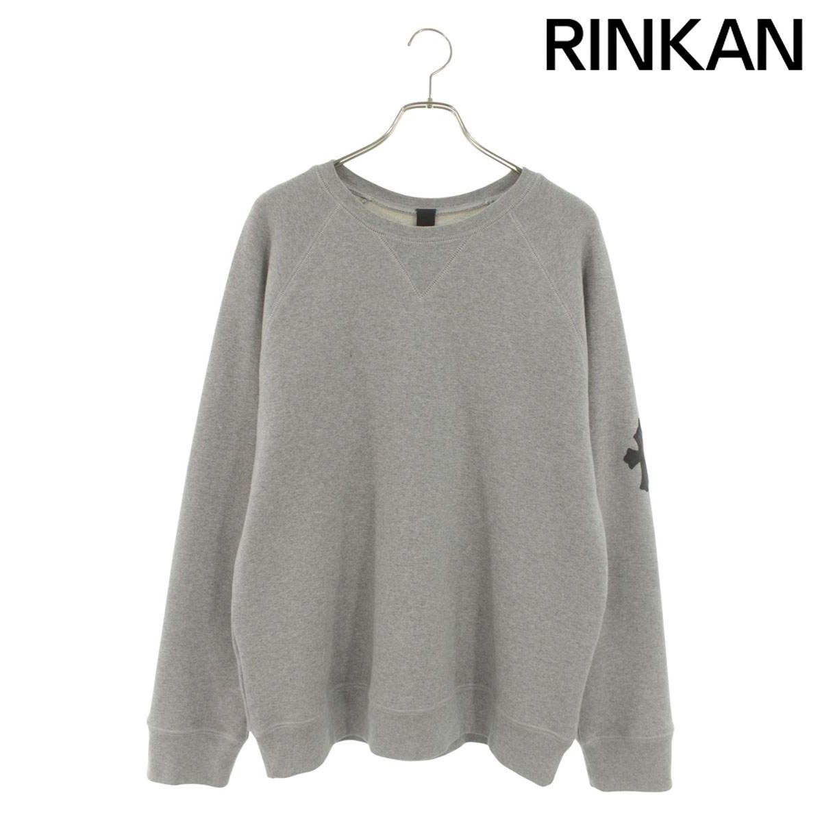 クロムハーツ Y NOT SWTSHRT GYN U PAPER JAM クロスパッチ付きクルーネックスウェット メンズ L
