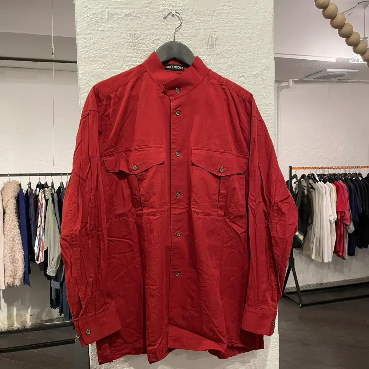 ISSEY MIYAKE スタンドカラーシャツ