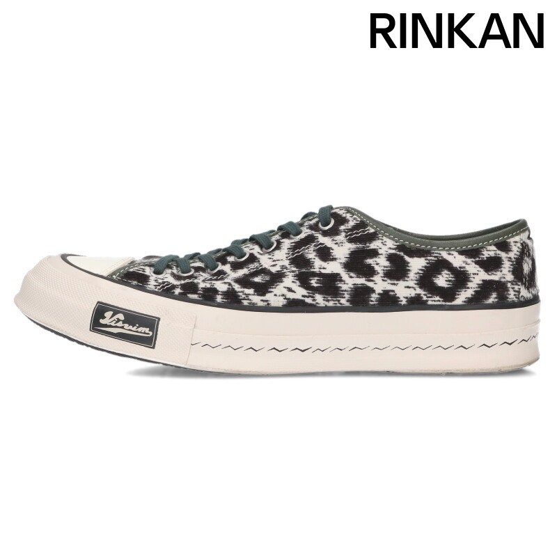ビズビム SKAGWAY LO LEOPARD レオパード柄ローカットスニーカー メンズ US8