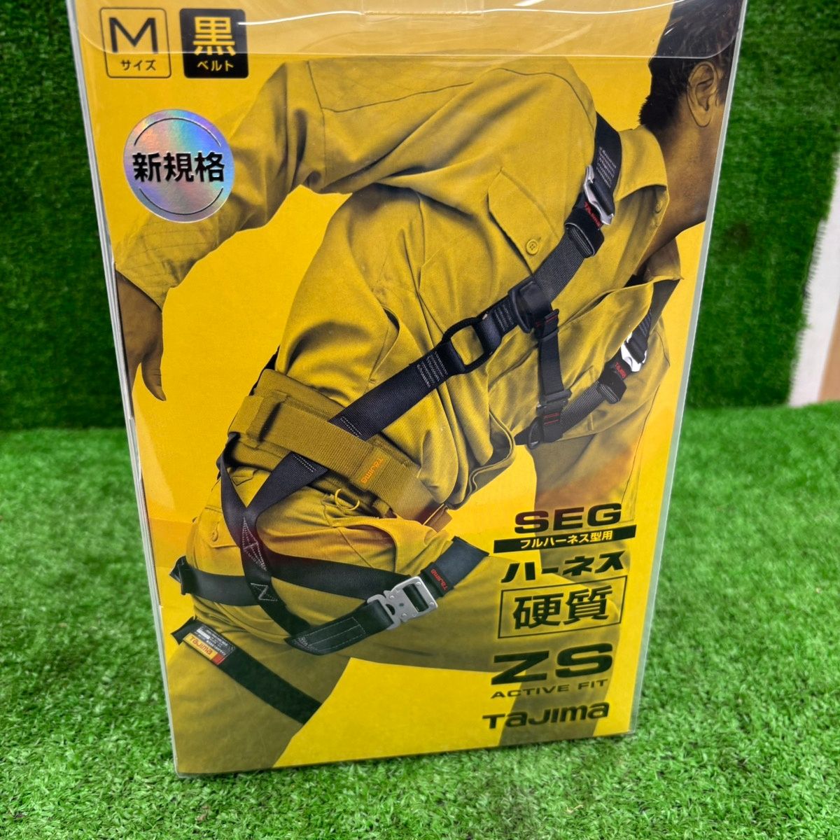 未使用】タジマ 新規格 墜落制止用器具 ハーネスZS 黒 M AZSM-BK 