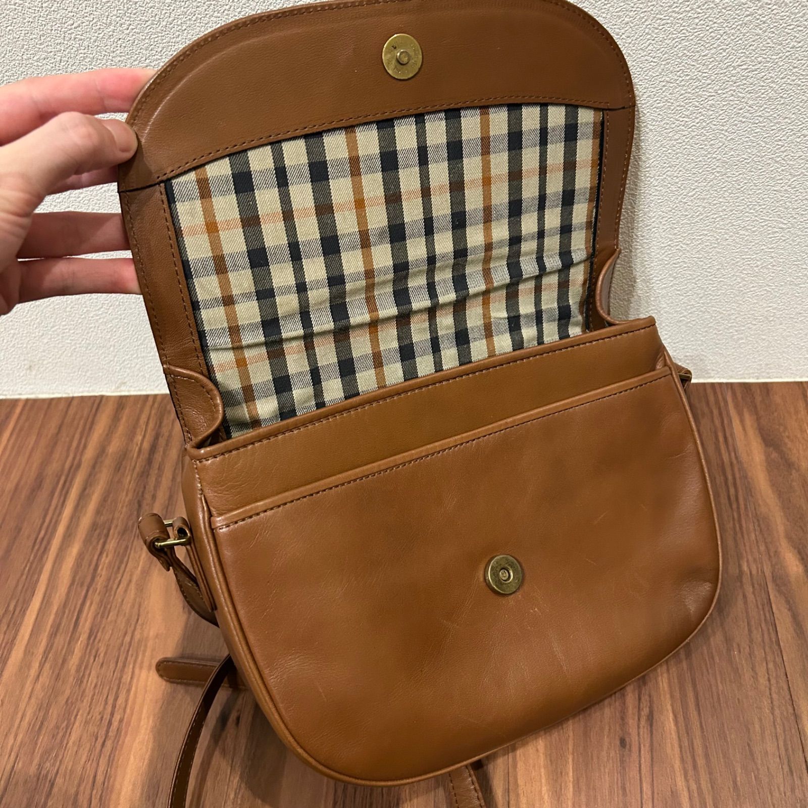 DAKS ダックス レディース メンズ 斜め掛け ショルダーバッグ 