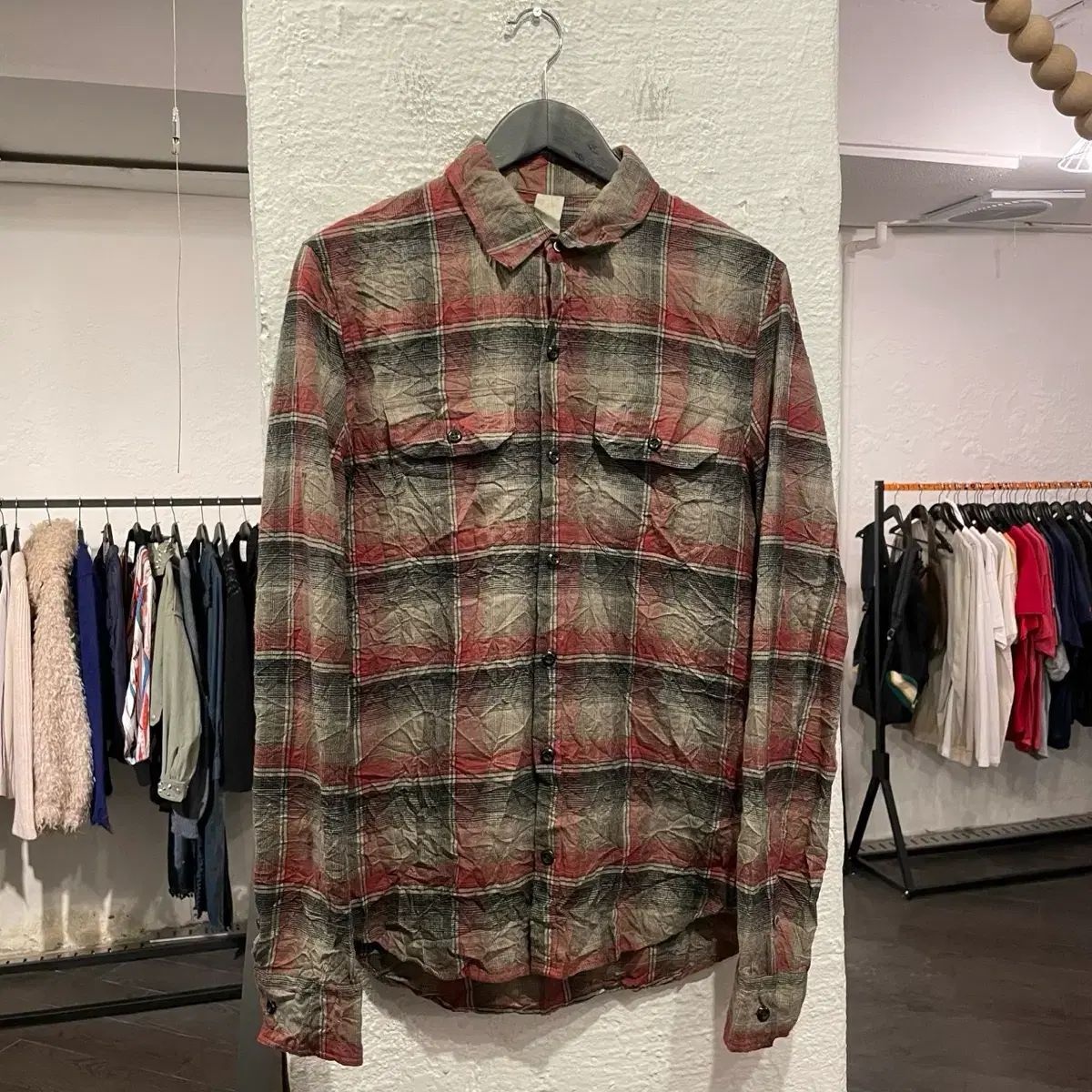 アタッチメント シャーリング加工 シャツ