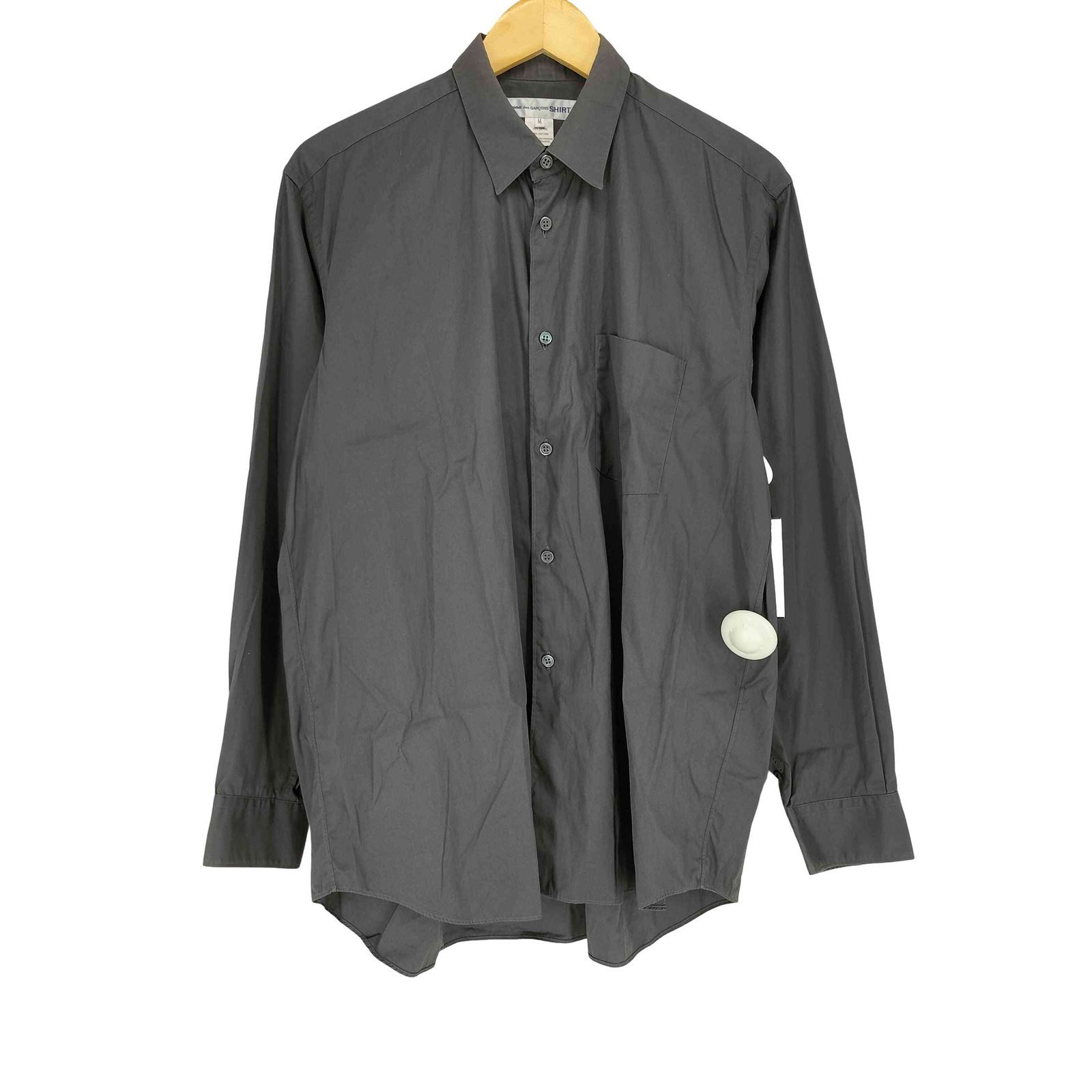 コムデギャルソンシャツ COMME des GARCONS SHIRT FOREVER WIDE CLASSIC コットン ポプリン レギュラーカラーシャツ メンズ M
