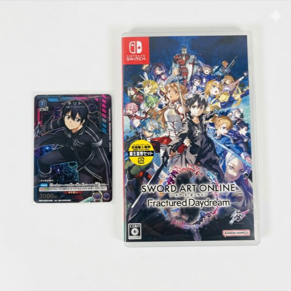 ソードアートオンライン switch 購入特典 プロモカード キリト