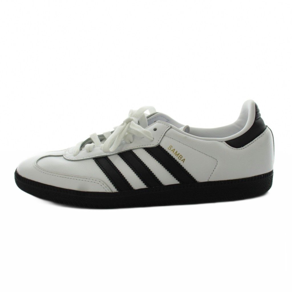 アディダスオリジナルス adidas originals サンバ SAMBA スニーカー シューズ US9.5 27.5cm 白 ホワイト 黒 ブラック IH4879 /AN66
