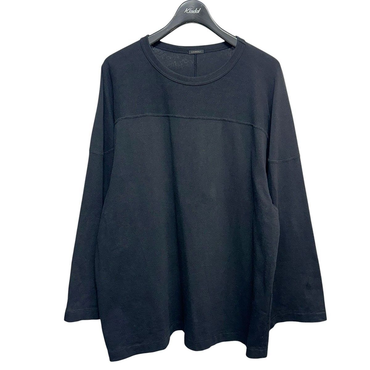 COMOLI フットボールTシャツ 長袖Tシャツ V01-05005 8071000177896