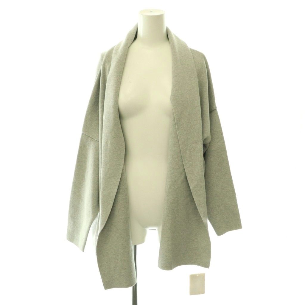 ミューズ ドゥーズィエム クラス MUSE de Deuxieme Classe 26SS SMOOTH TOP ガウン ニット 長袖 ミドル丈 F グレー 26020500403010 /HS ■OS
