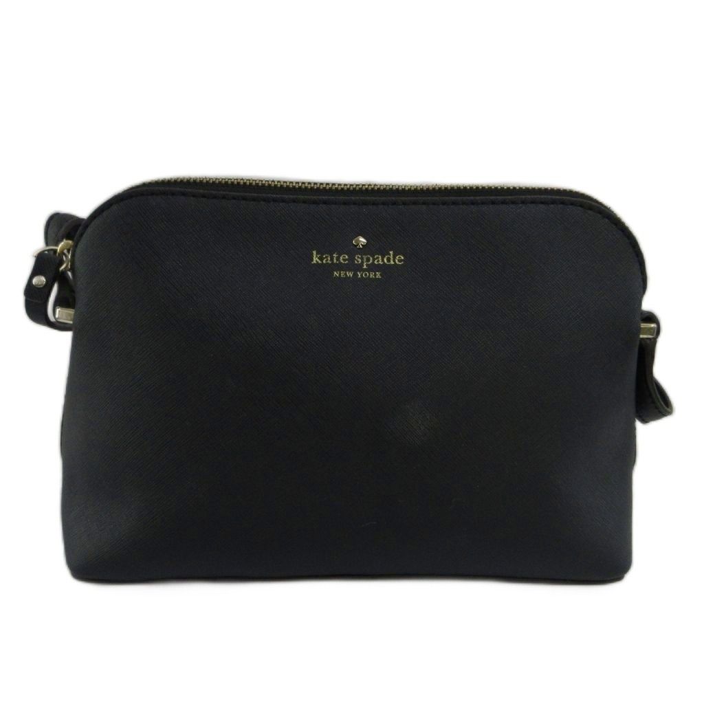 ケイトスペード KATE SPADE シダーストリート Cedar Street マンディ Mandy ショルダーバッグ ポシェット 牛革 レザー ロゴ 黒 ブラック PWRU3503 /XZ ■GY11