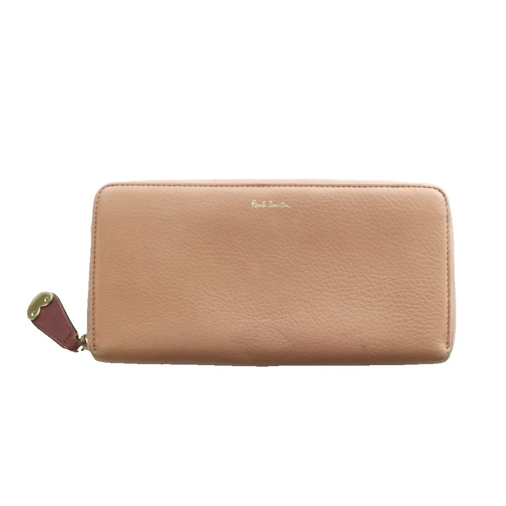 ポールスミス PAUL SMITH ハートプル Heart Pull 長財布 ラウンドファスナー ピンク /SS ■OS ■GY18