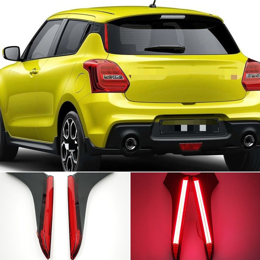 【送料無料】スズキ スイフト 速翼特 Suzuki Swift Sport 2017-2019 専用 ピラーランプ LEDリヤコンビネーションランプ ストップランプ 高輝度 視認性UP ドレスアップ 簡単装着 ABS+LED製 画像参照 左右セット 11,679円