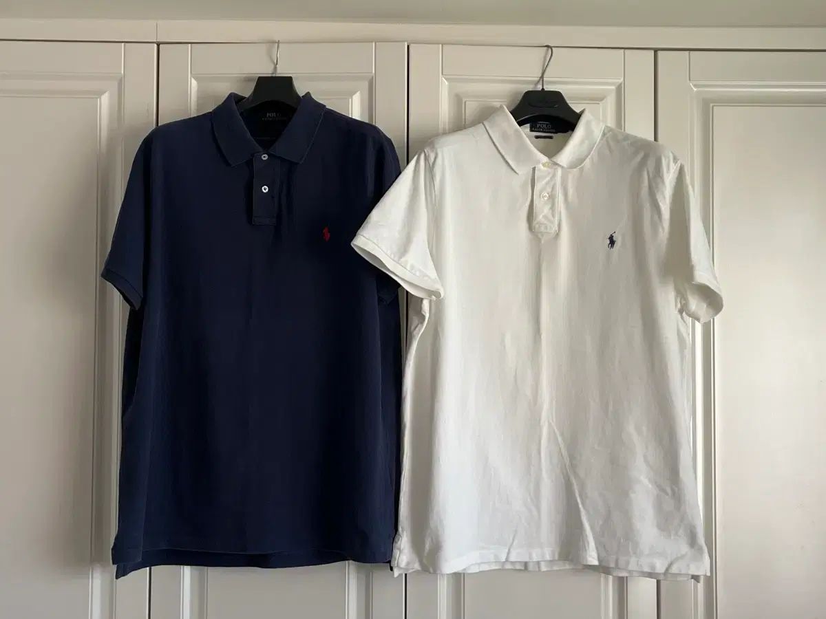 ポロラルフローレン PKシャツ ネイビー/ホワイト XL