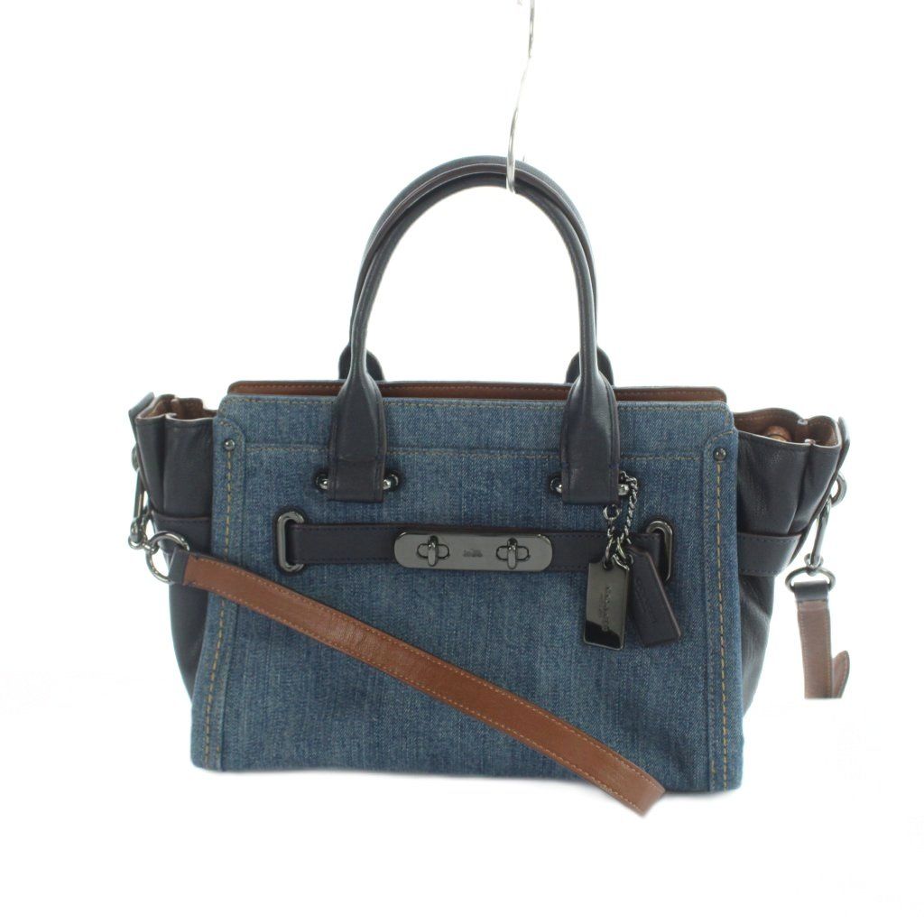 レディース コーチ COACH 37772 ハンドバッグ ショルダー 2WAY デニム 