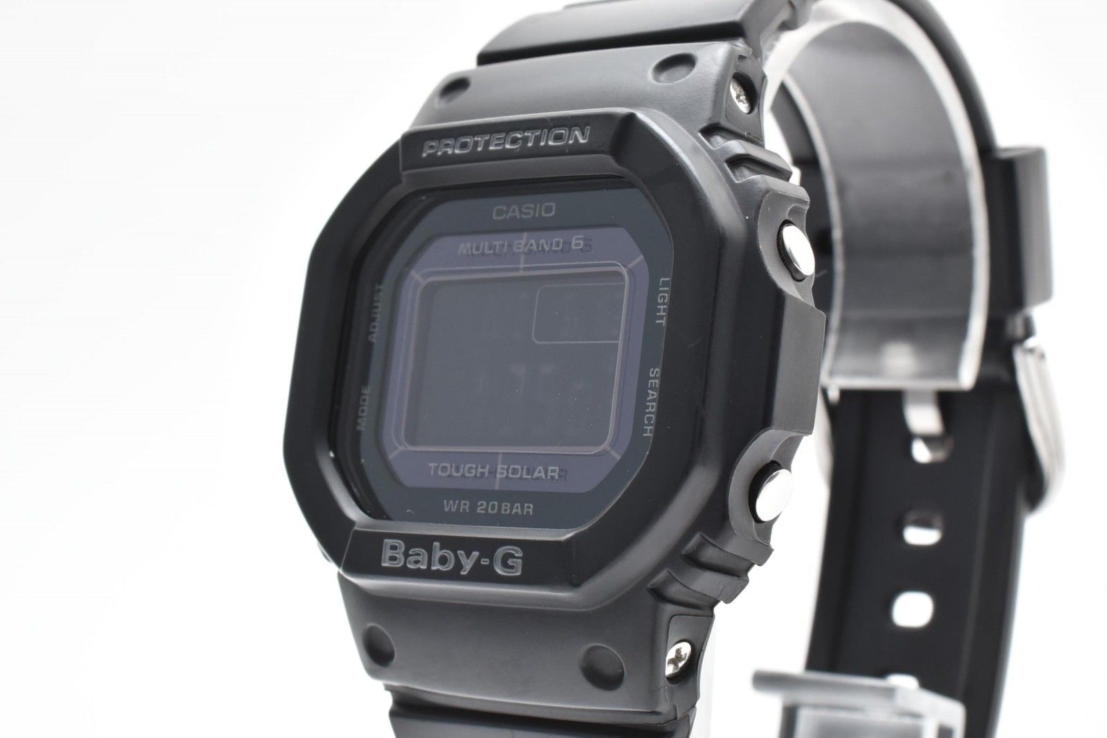 CASIO Baby-G BGD-5000MD 電波ソーラー デジタル 腕時計 ブラック スクエアフェイス レディース