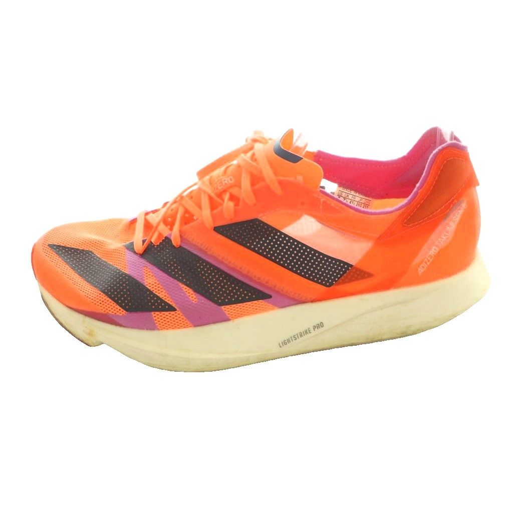 アディダス adidas アディゼロ タクミ セン 8 Adizero Takumi Sen 8 スニーカー ランニングシューズ US8 26cm オレンジ 黒 ブラック /SS ■OS ■GY03