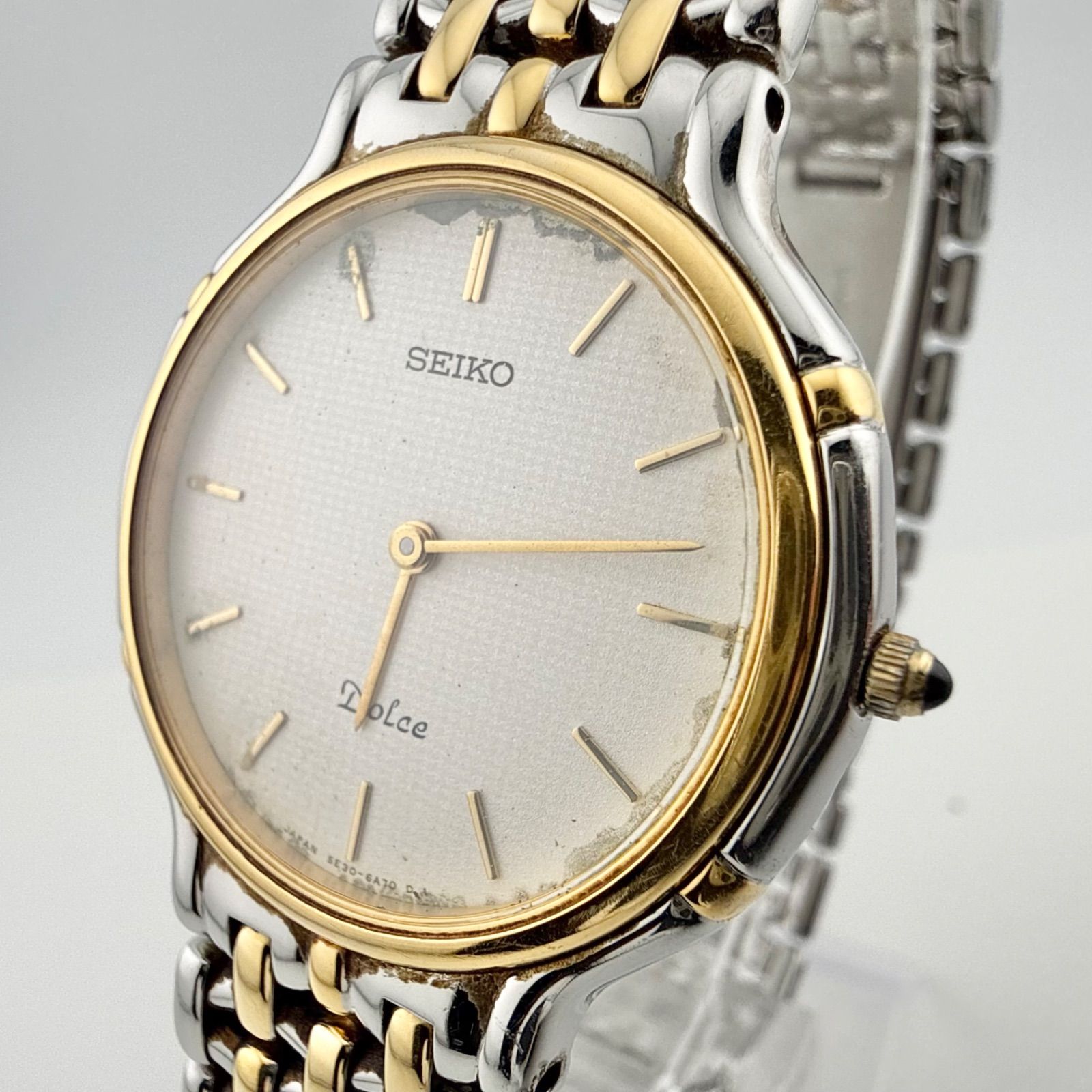 SEIKO 5E30-6A00 セイコー DOLCE ドルチェ メンズ 腕時計 クォーツ 