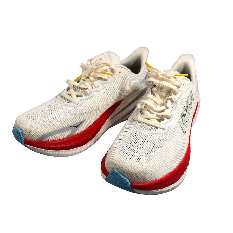 ホカオネオネ ランニングシューズ マッハ X3 ホワイト メンズ 27㎝ HOKA ONE ONE