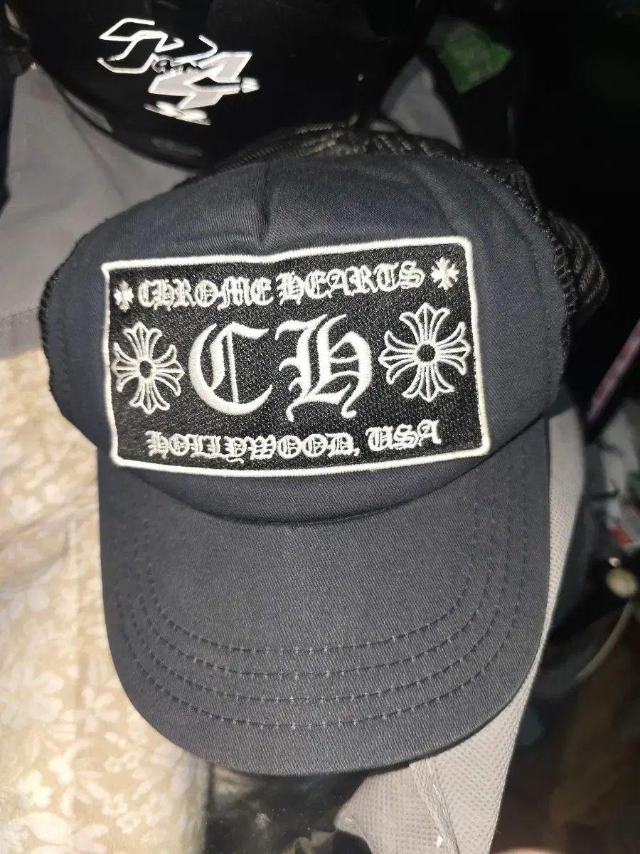 CHROME HEARTS クロムハーツ 正規品 ブラック メッシュキャップ 出品