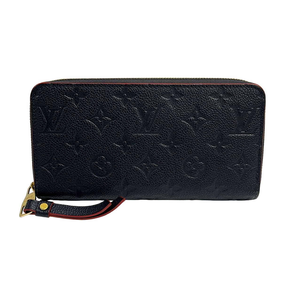 LOUIS VUITTON(ルイヴィトン) 長財布 モノグラム・アンプラント美品 ジッピーウォレット M62121 マリーヌルージュ