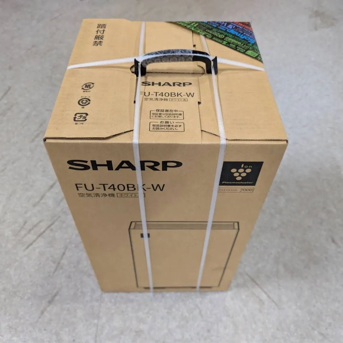 【未使用品】SHARP FU-T40BK-W シャープ プラズマクラスター7000 空気清浄機