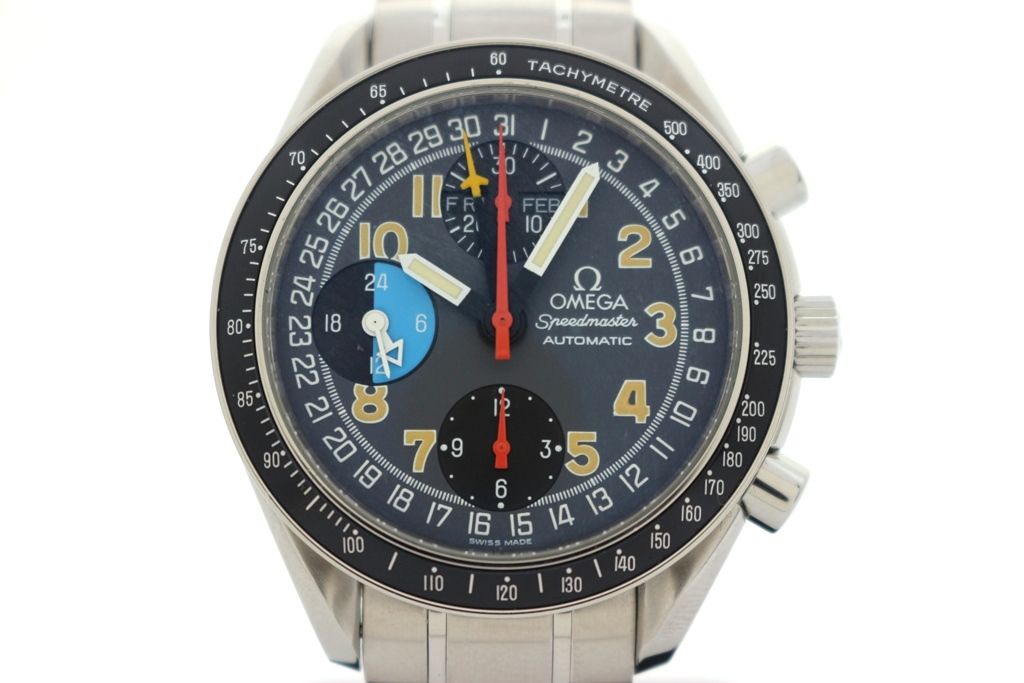 OMEGA オメガ スピードマスター マーク40 AM/PM 3520.53 ステンレススチール グレー メンズ 自動巻き 2148103866999 【200】【中古】 256,237円