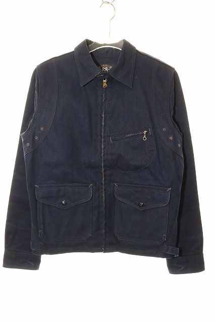 ダブルアールエル RRL デニム カバーオール XSサイズ 7259974RRFAW デニムジャケット インディゴ 【ブランド古着ベクトル】【中古】●260523