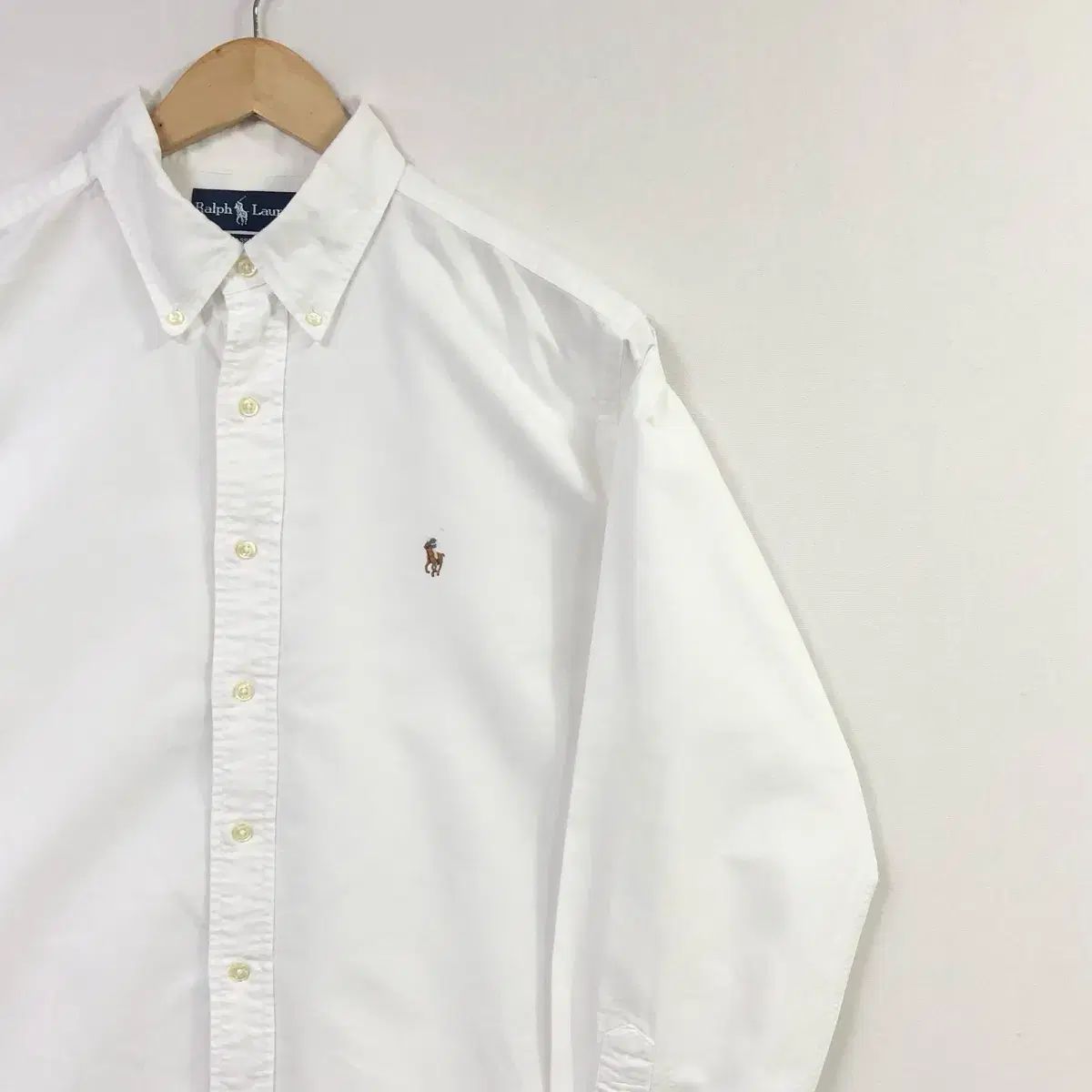 XL ポロ オックスフォード 白 シャツ