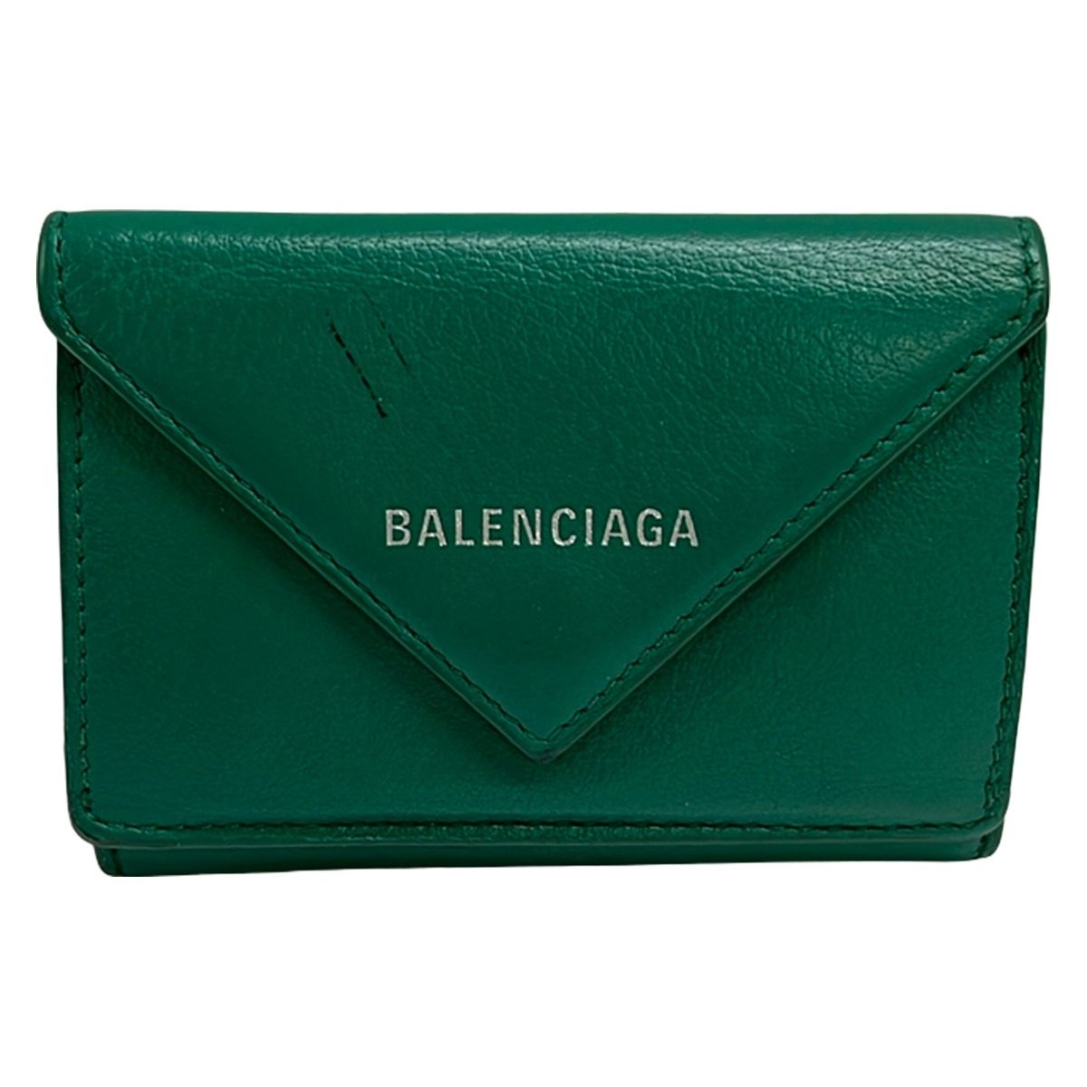 BALENCIAGA(バレンシアガ) 3つ折り財布美品 ペーパーミニウォレット 