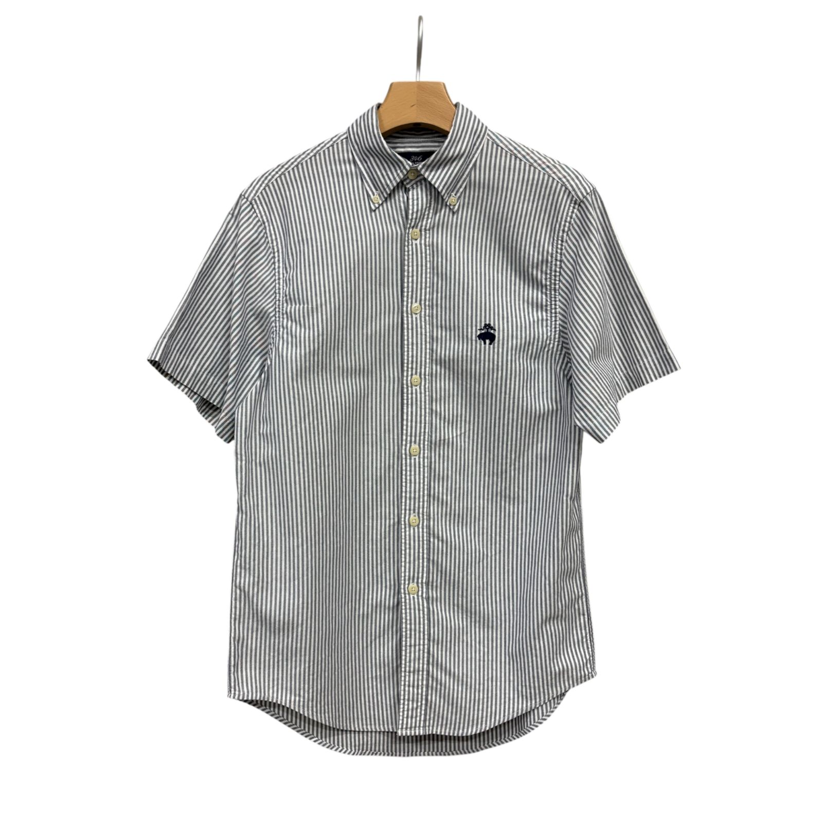 346 Brooks Brothers S/S stripe shirt ブルックスブラザーズ 半袖