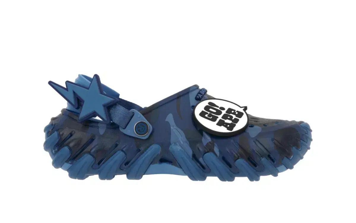 クロックス x A BATHING APE アベイシングエイプ エコー RO クロッグ ネイビー